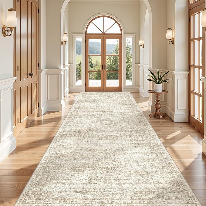 4x10 Runner Rug, Washable Hallway Runner Rug
