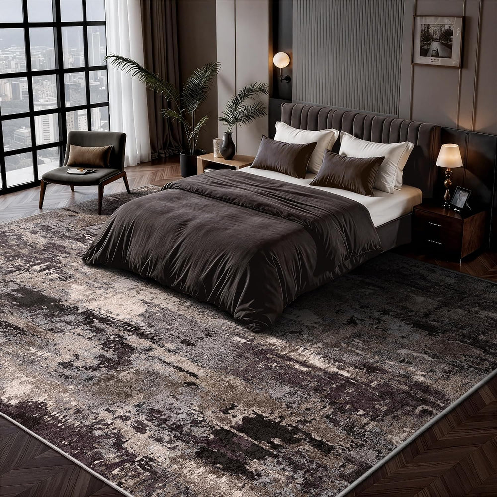 8x10 Area Rugs, Abstract Morden Soft Washable Rug, Non-Slip Low Pile Rugs for...
