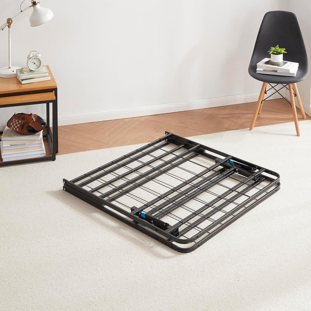 Nestl Foldable Twin XL Bed Frame, Platform Bed, Steel, Easy Tool Free Assembl...