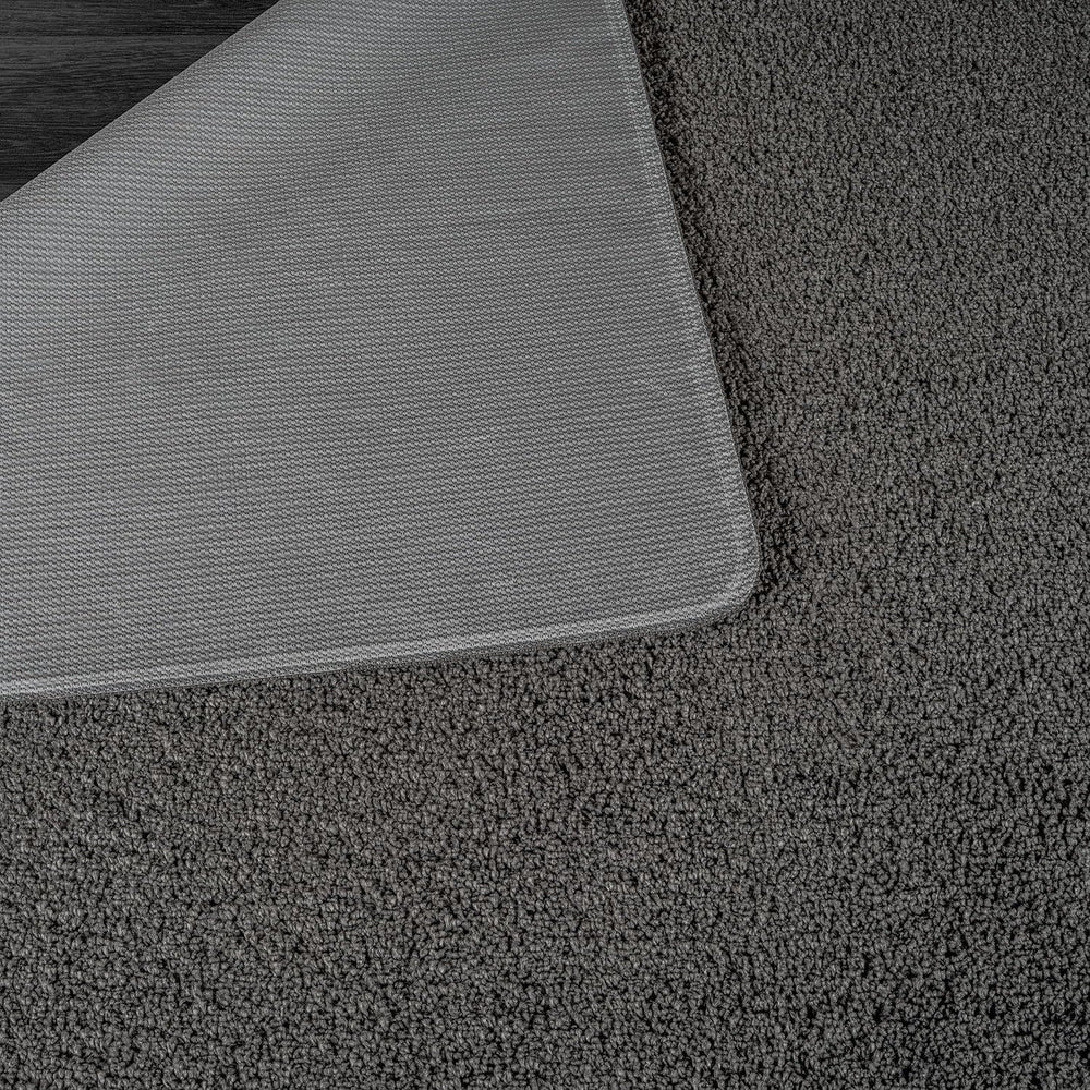 Area Rug 2x3 Dark Gray Door Mat Washable Indoor Rug Ultra Plus Thick Pile Sol...