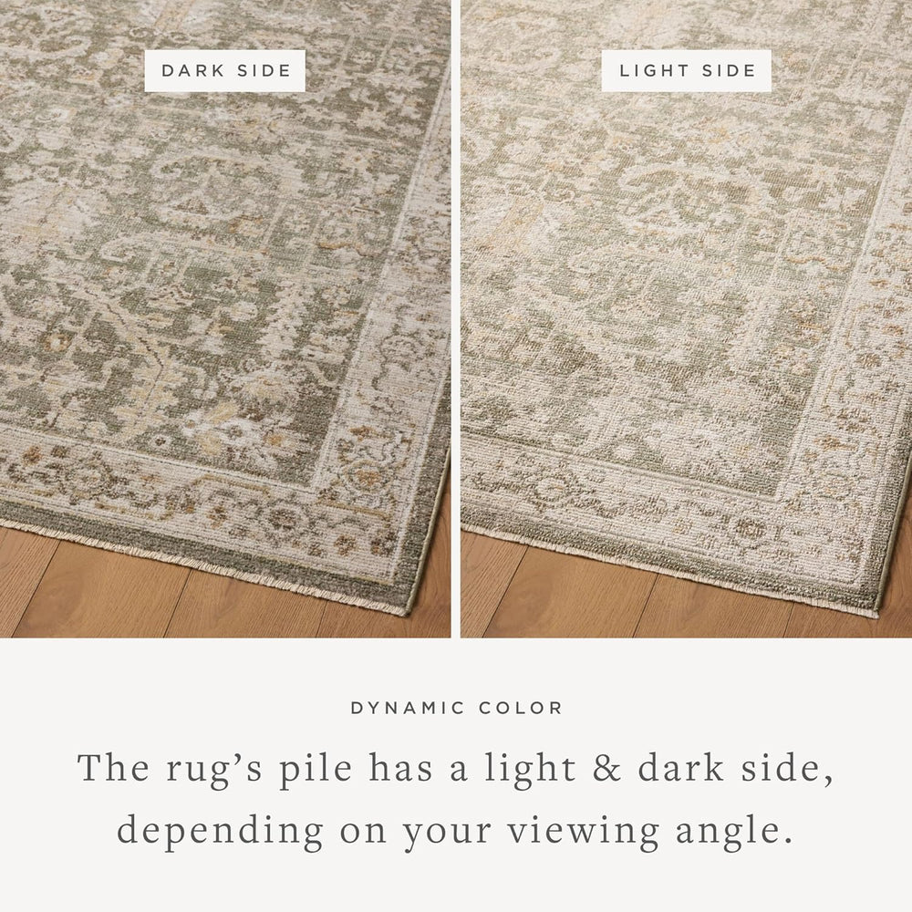 Loloi Magnolia Home Pace Forrest / Natural 7'-10" x 10' Area Rug