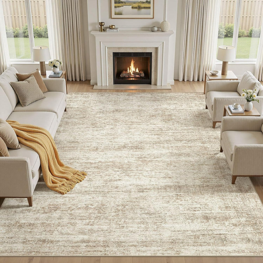 cotiled 10x14 Area Rugs Abstract Distressed Washable Large Living Room Rug