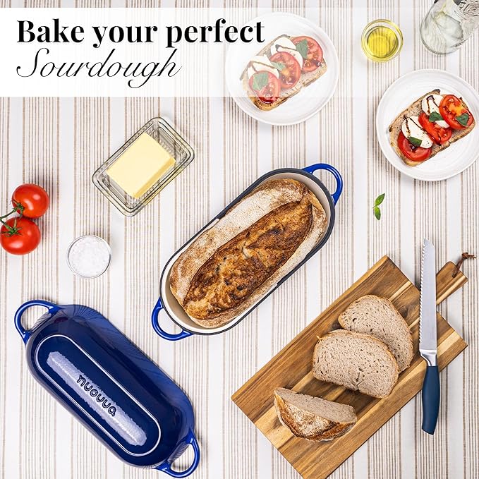Enamelled Cast Iron Bread Loaf Pot – Dutch Oven