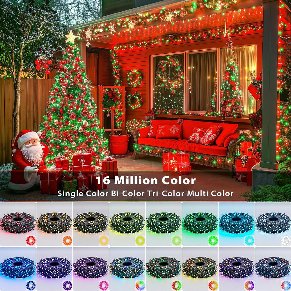 JMEXSUSS 800 LED Color Changing Halloween Lights, RGB Christmas Lights