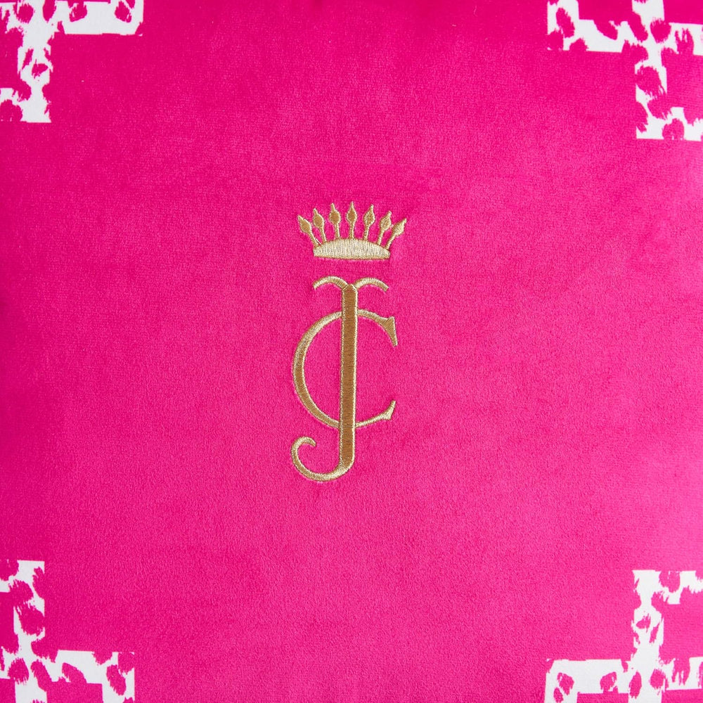 Juicy Couture Decorative Accent Throw-Pillows, 20"x20", Lattice Hot...