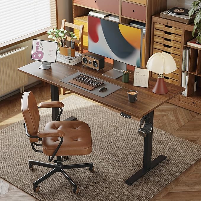 Agilestic Electric Standing Desk, Large 60 x 24 Inches Height Adjustable Desk...