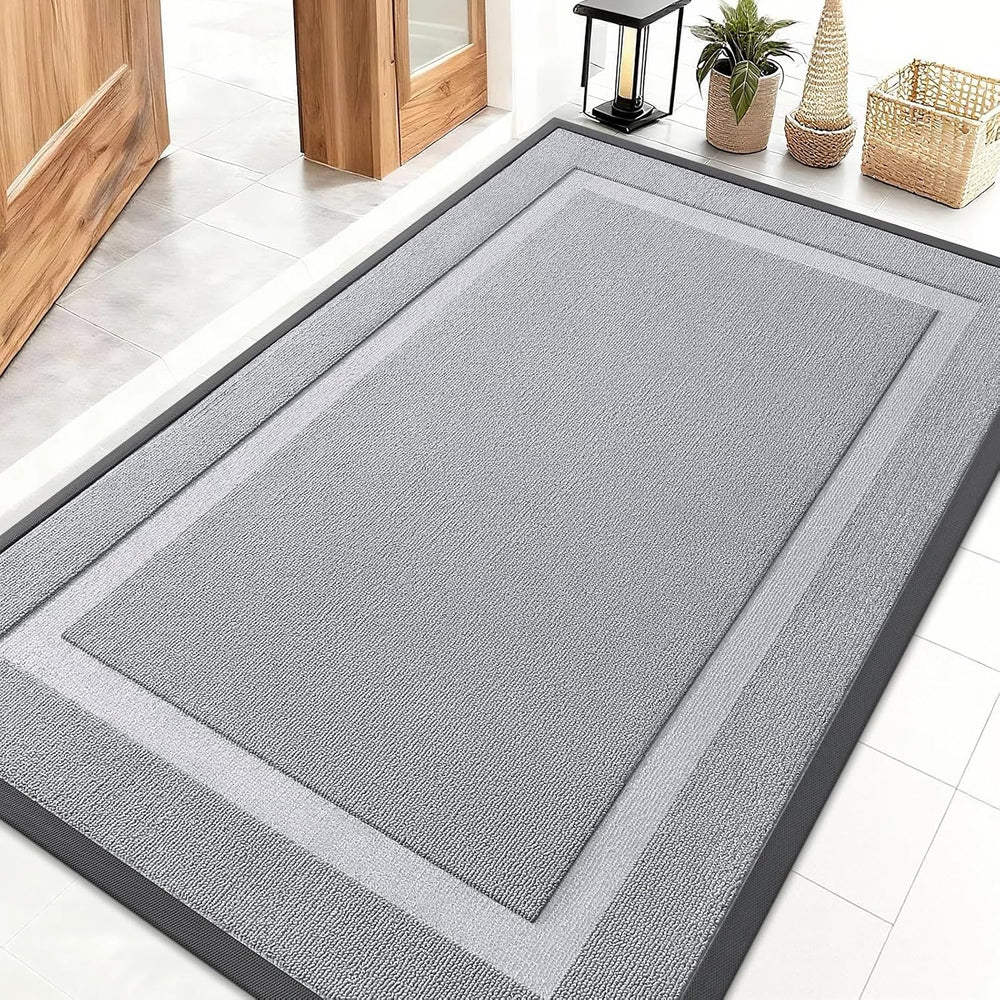 OLANLY Front Door Mat Indoor Outdoor Entrance, Waterproof All-Season,