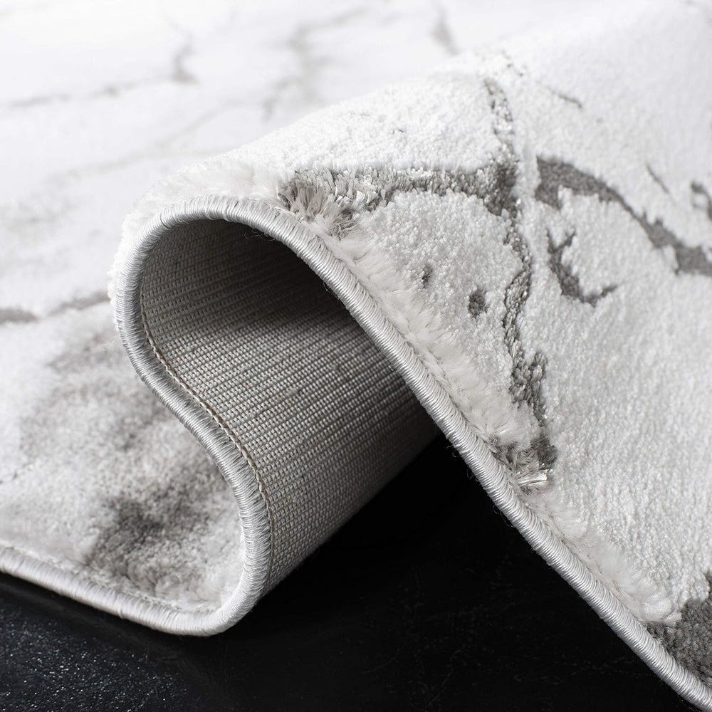 SAFAVIEH Craft Collection Runner Rug - 2'3" x 6', Grey & Sil...
