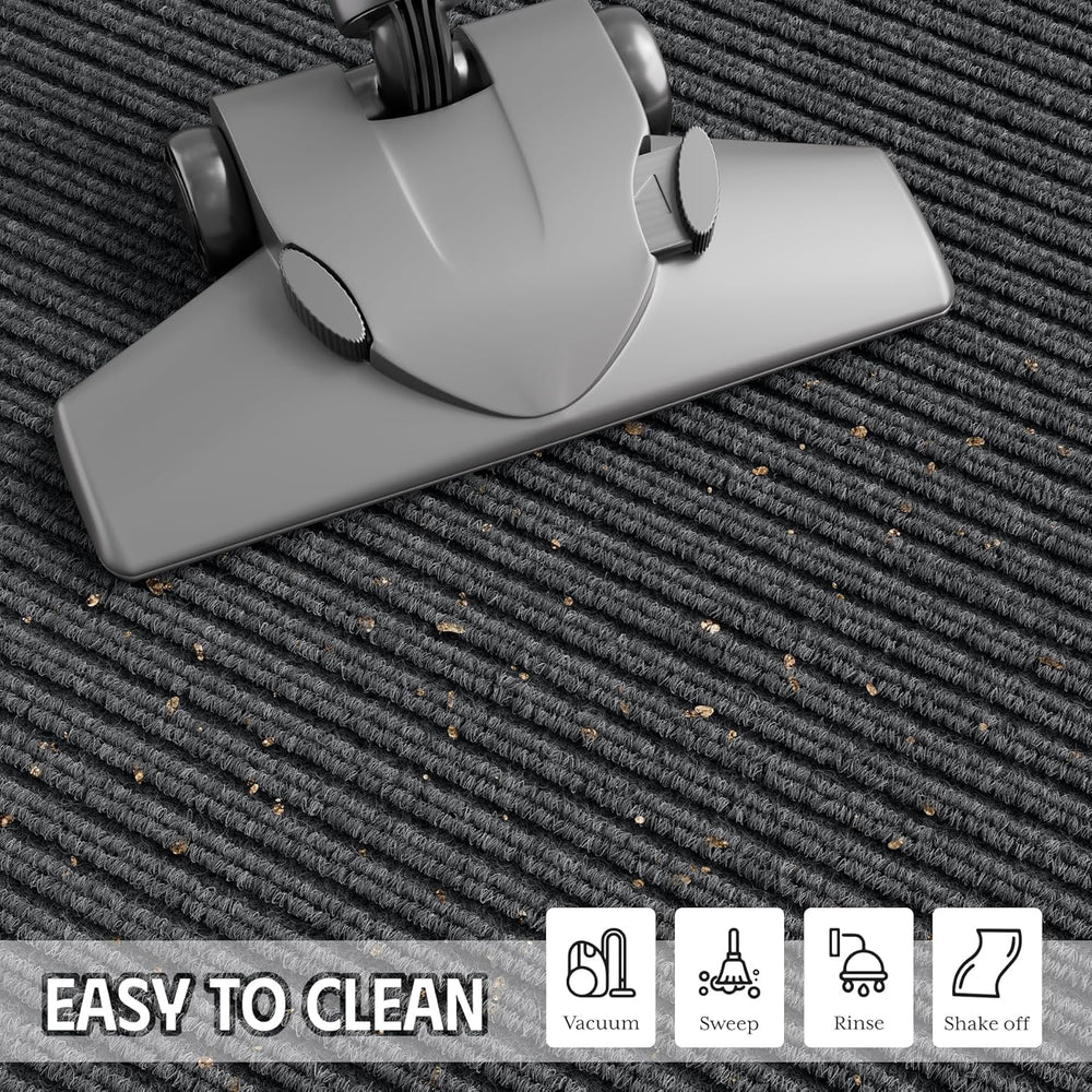 Front Door Mat, 3' x 5' Heavy Duty Door Mat Outside Entrance, Non-Sli...