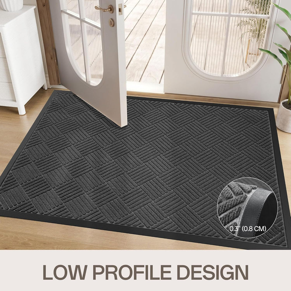 Amyracel Front Door Mat 3'x4', Heavy Duty Waterproof Commercial Floor...