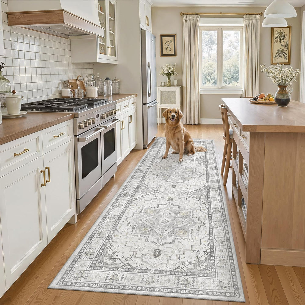 Madane Runner Rug 2'6''x8' Kitchen Runner, Hallway Runner Pri...