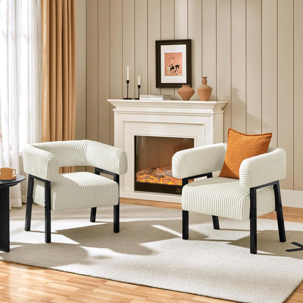 Yaheetech Accent Living Room Chair with Pocket Coiled Seat Set of 1