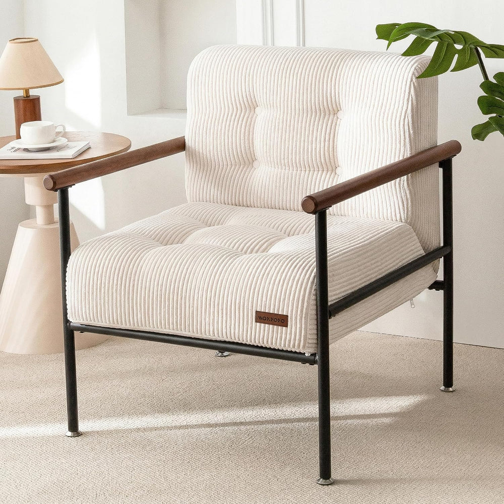 MAXYOYO Accent Chair, Modern Living Room Chair with Metal Frame