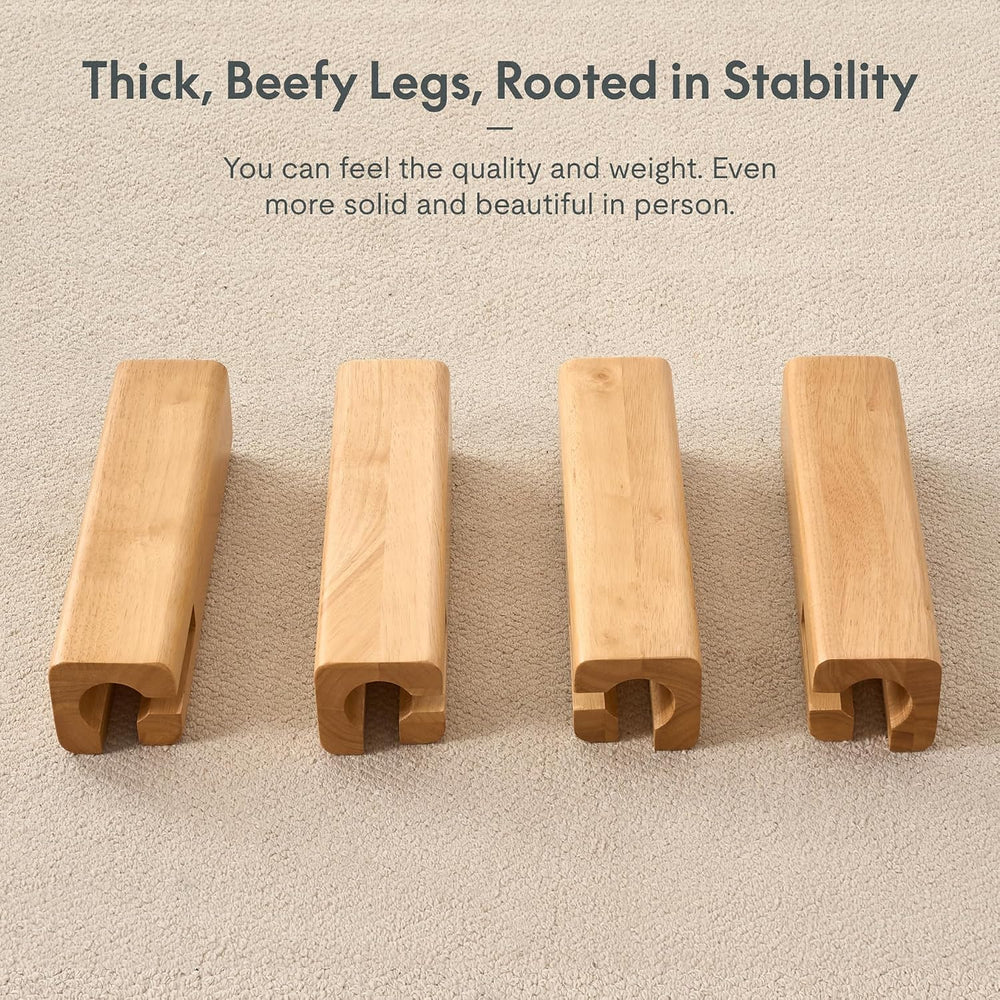 FLEXISPOT Hako G2 Japanese Joinery Bed Frame Queen, No-Tool Assembly