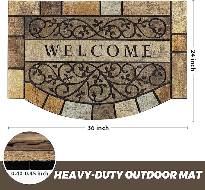 Durable Welcome Door Mats, High Traffic Area