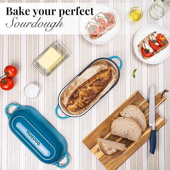Enamelled Cast Iron Bread Loaf Pot – Dutch Oven