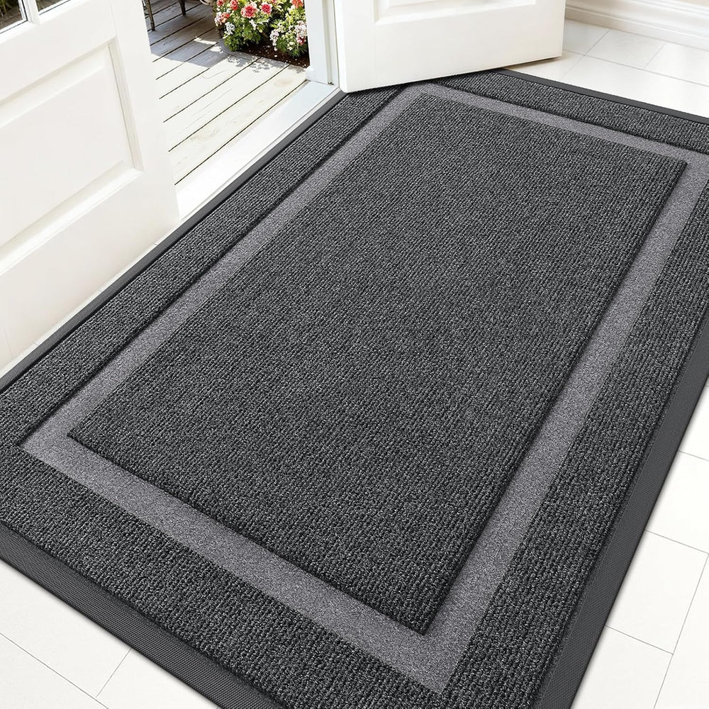 OLANLY Front Door Mat Indoor Outdoor Entrance, Waterproof All-Season,