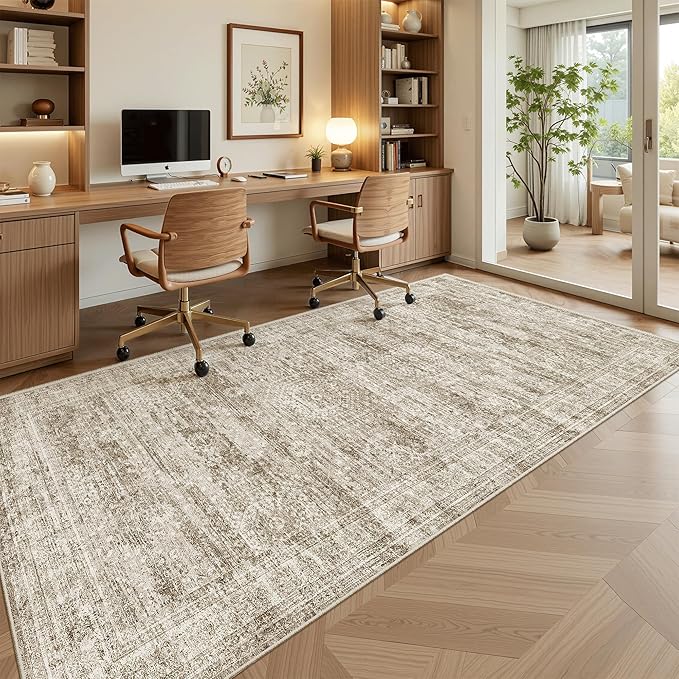 Hallway Runner Rug 4x8 Wide: Washable Thin Runners