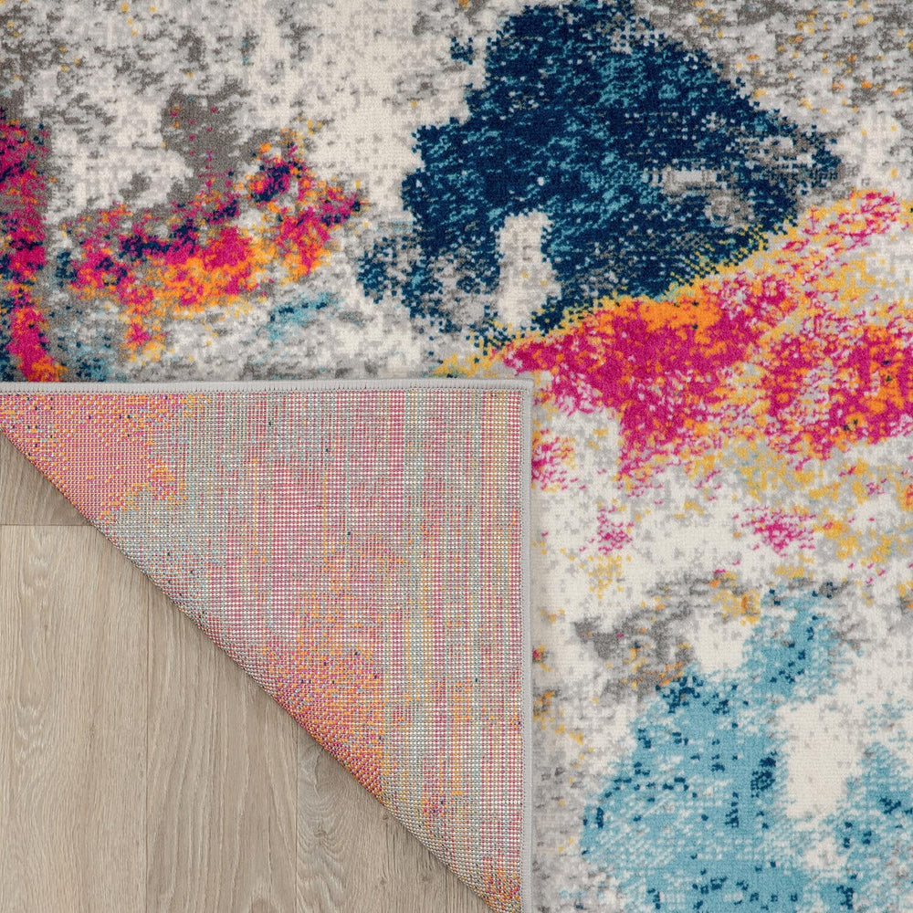 Rugshop Modern Abstract Living Room Non-Shedding Runner Rug Multi 2' x 10...