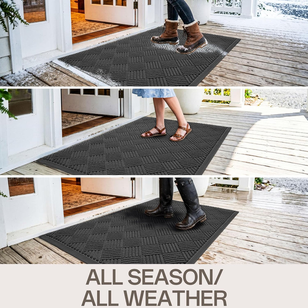 Amyracel Front Door Mat 3'x4', Heavy Duty Waterproof Commercial Floor...