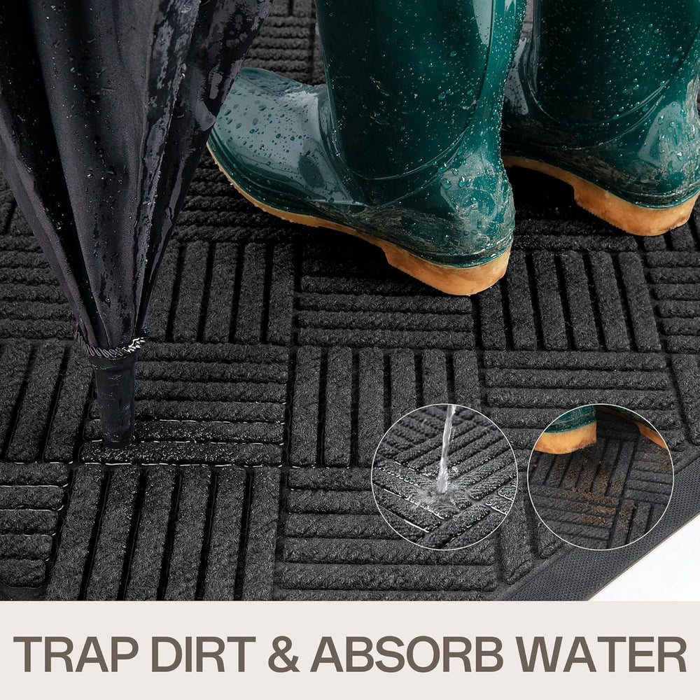 Amyracel Front Door Mat 3'x4', Heavy Duty Waterproof Commercial Floor...