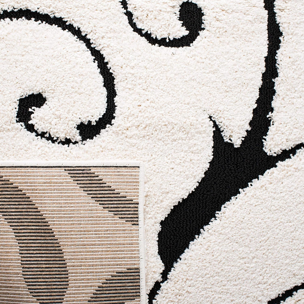 SAFAVIEH Florida Shag Rug 5'3"x7'6", Soft Plush Ivory &...