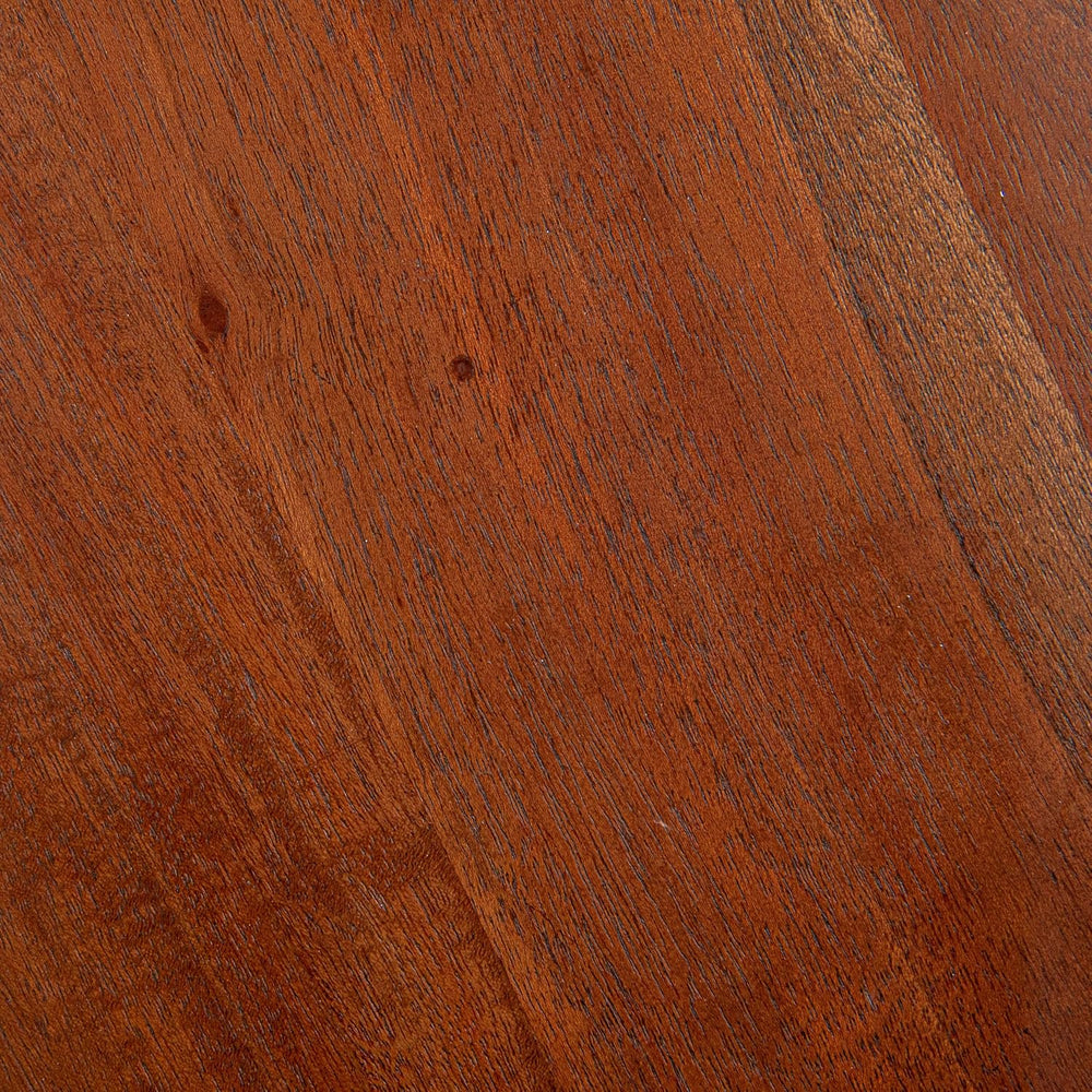 Creative Co-Op Bishop Pedestal Cocktail Side Table, Dark Chestnut