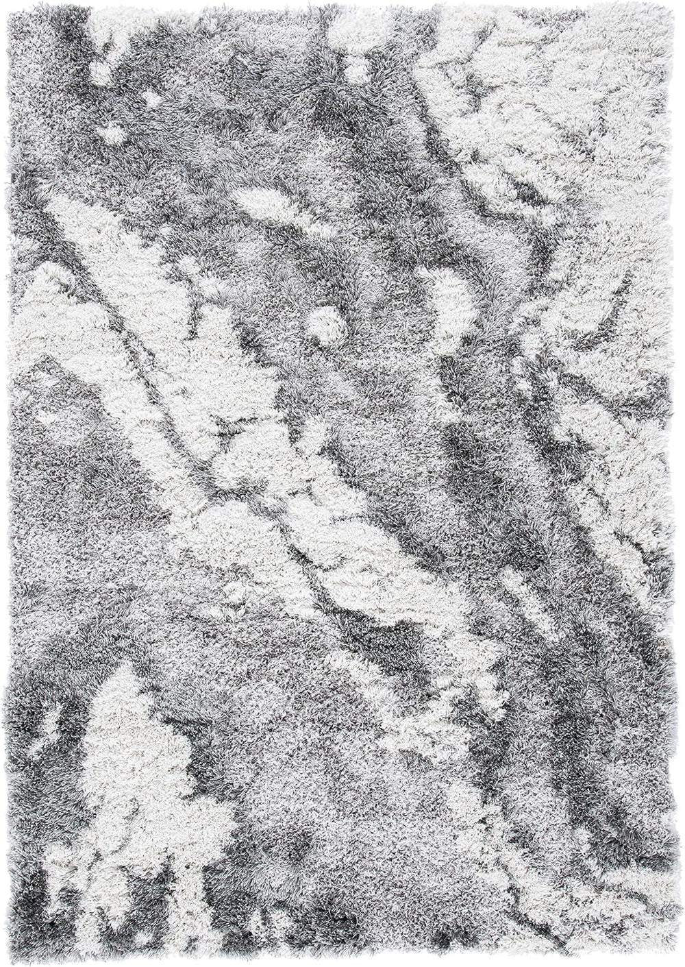 SAFAVIEH Horizon Shag Rug 5'3"x7'7", Soft Plush Modern Grey...