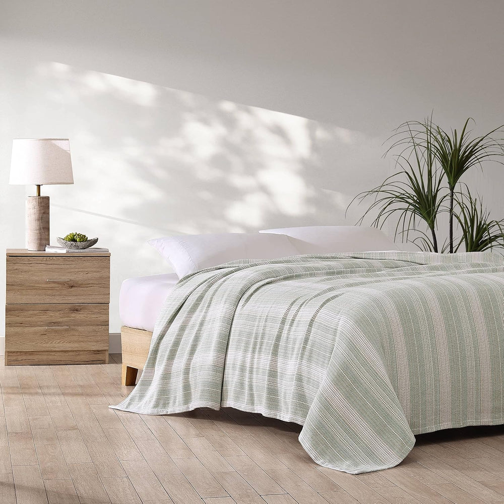 Tommy Bahama - Soft Queen Size Blanket for Bed & Couch, Cozy Bedding