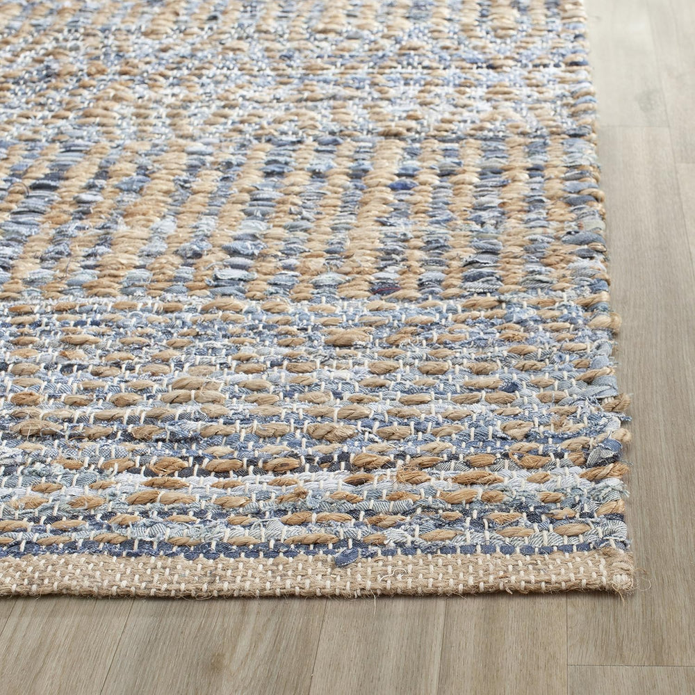 SAFAVIEH Cape Cod Collection Runner Rug - 2'3" x 14', Natural &a...