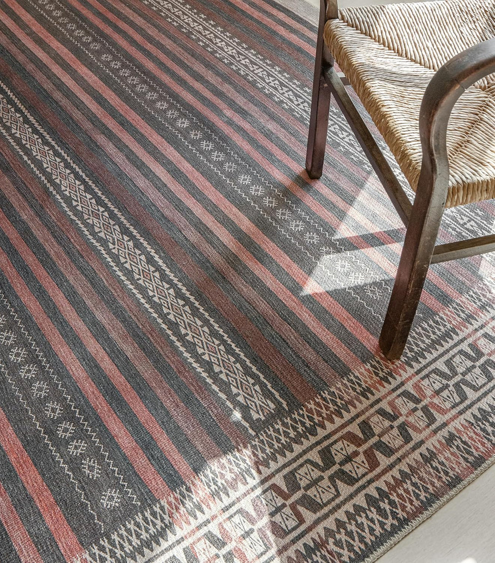 Vibe Stripe Vintage-Inspired Area Rug, 10’ x 14’