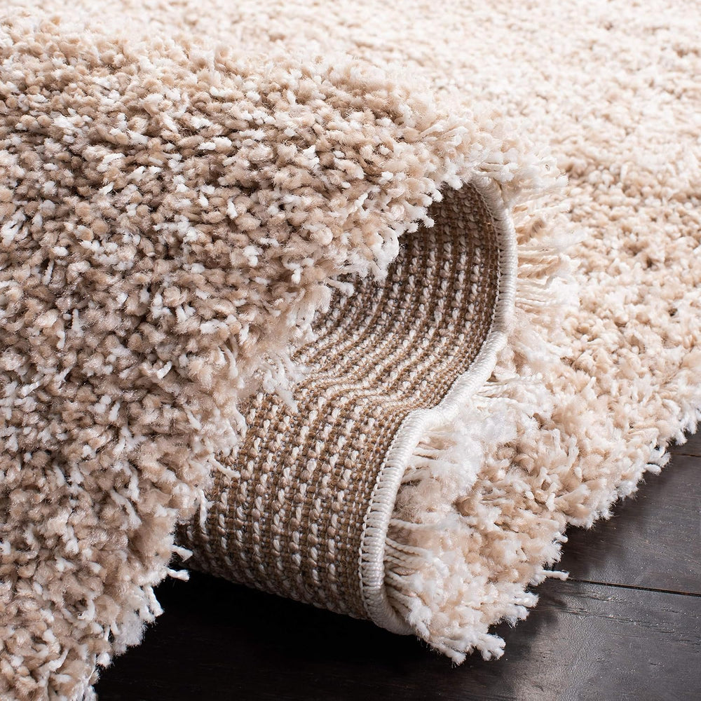 SAFAVIEH Area Rug 8x10 - California Shag Collection - Large - Beige, Non-Shed...