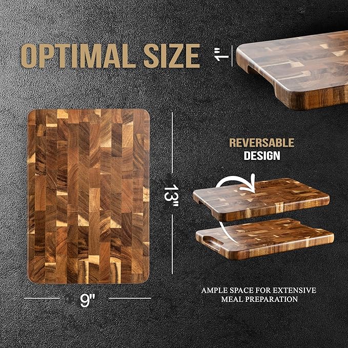 James.F End Grain Cutting Boards, Wooden Cutting Board