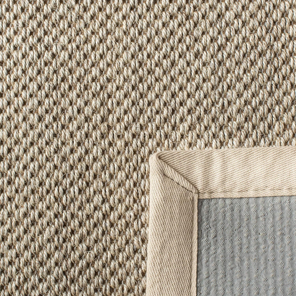 SAFAVIEH Natural Fiber Area Rug 9x12 Large Sisal Textured, Marble NF143C