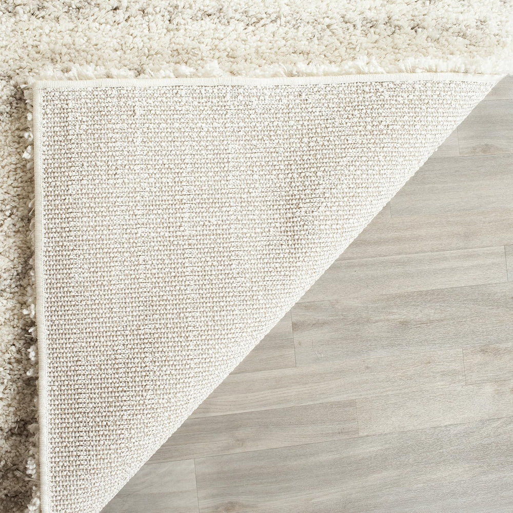SAFAVIEH Arizona Shag Rug 6'7"x9'2", Soft Plush Boho Ivory ...