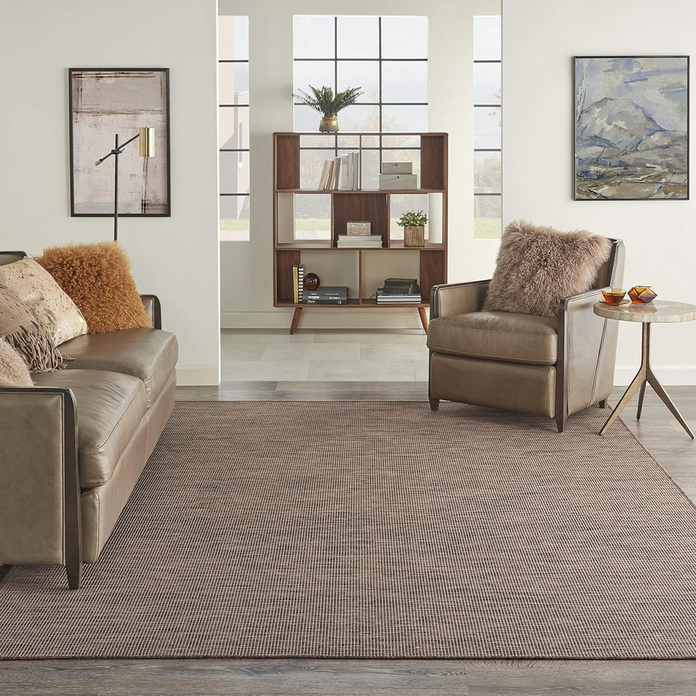 Nourison Home Positano Natural 8' x 10' Area Rug - Easy Clean, Non Sh...