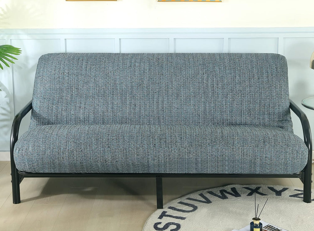 OctoRose 3 Side Zipper Upholstery Thick Linen Futon Cover Slipcover Sofa DayB...
