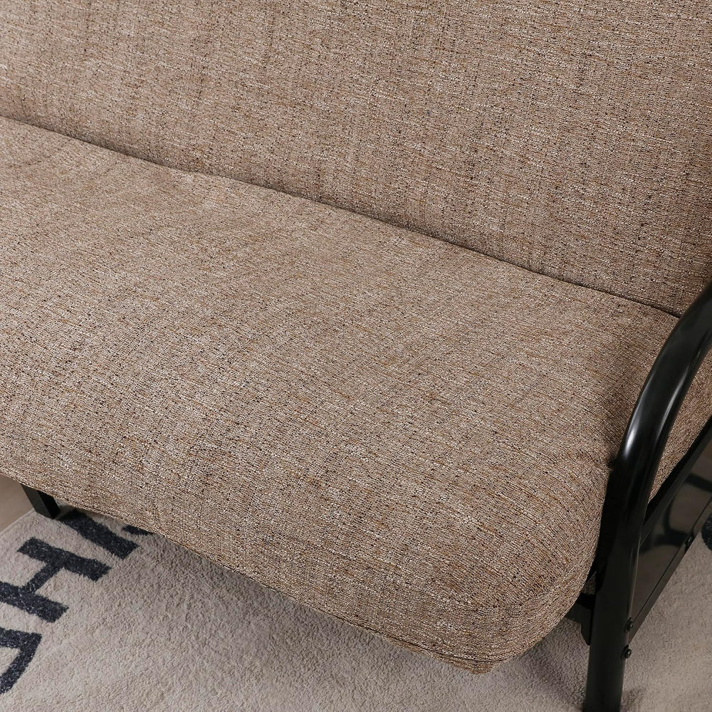 OctoRose 3 Side Zipper Upholstery Thick Linen Futon Cover Slipcover Sofa DayB...