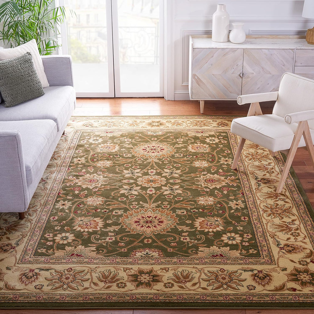 SAFAVIEH Lyndhurst Area Rug 8x10 Large, Sage & Ivory LNH212C