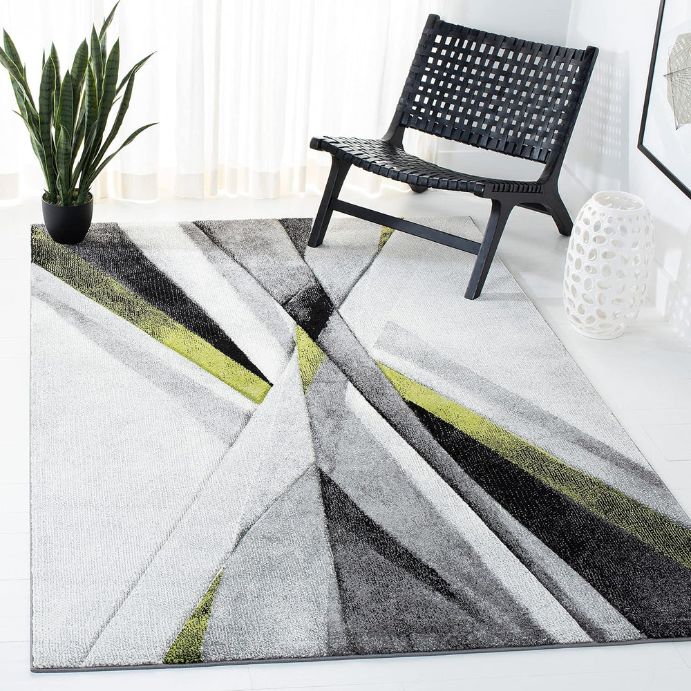 SAFAVIEH Hollywood Collection Area Rug - 5'3" x 7'6", Grey ...