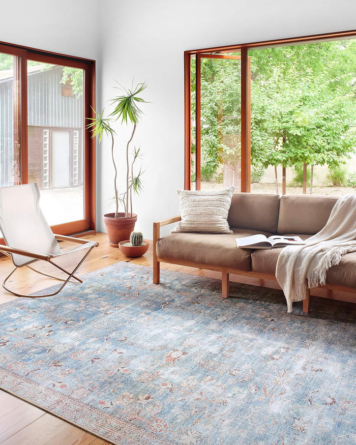 Loloi Wynter Teal/Multi 7'-6" x 9'-6" Area Rug