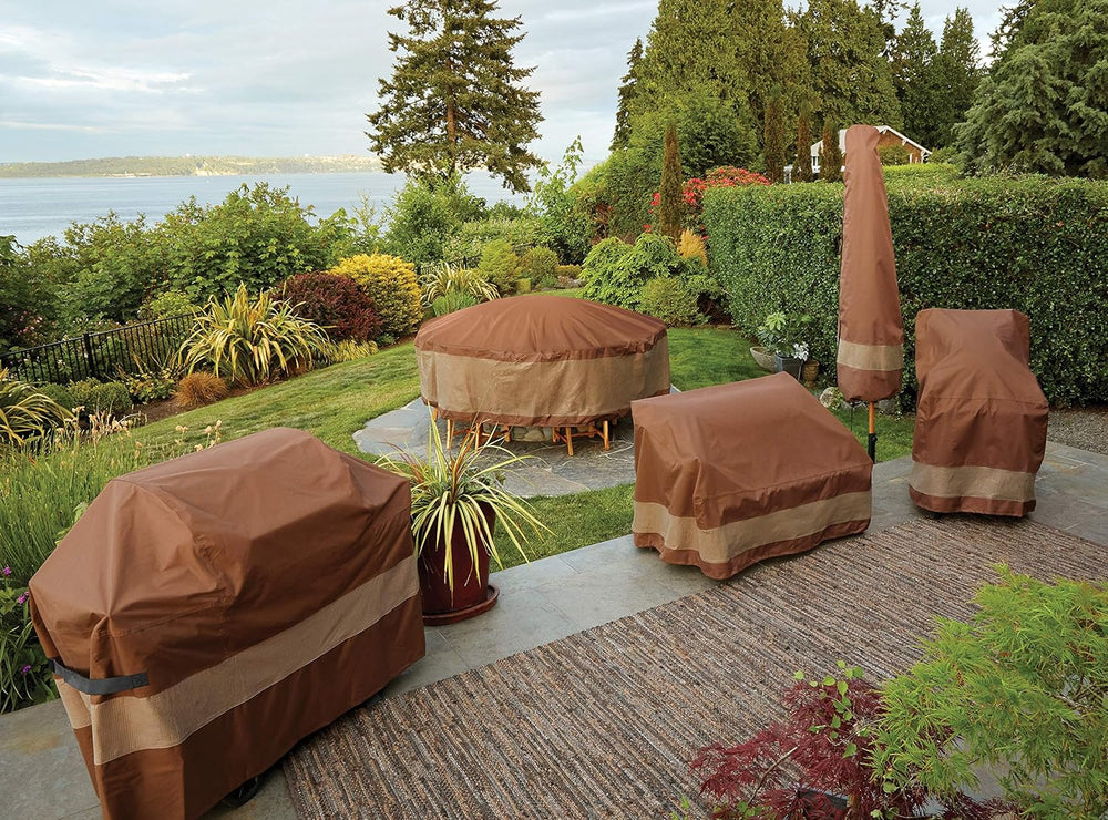 DUCKCOVERS Ultimate Patio Sofa Cover, 93"W x 40"D x 35"H, Moch...