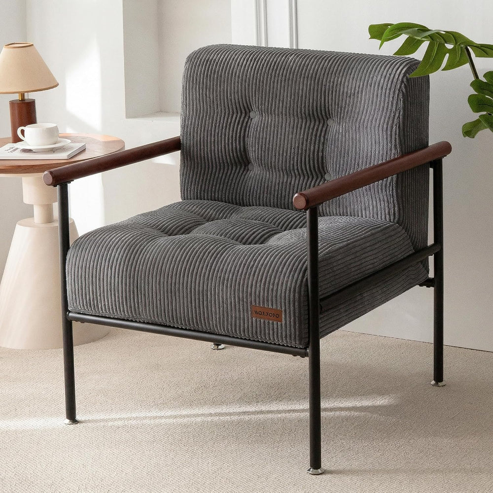 MAXYOYO Accent Chair, Modern Living Room Chair with Metal Frame