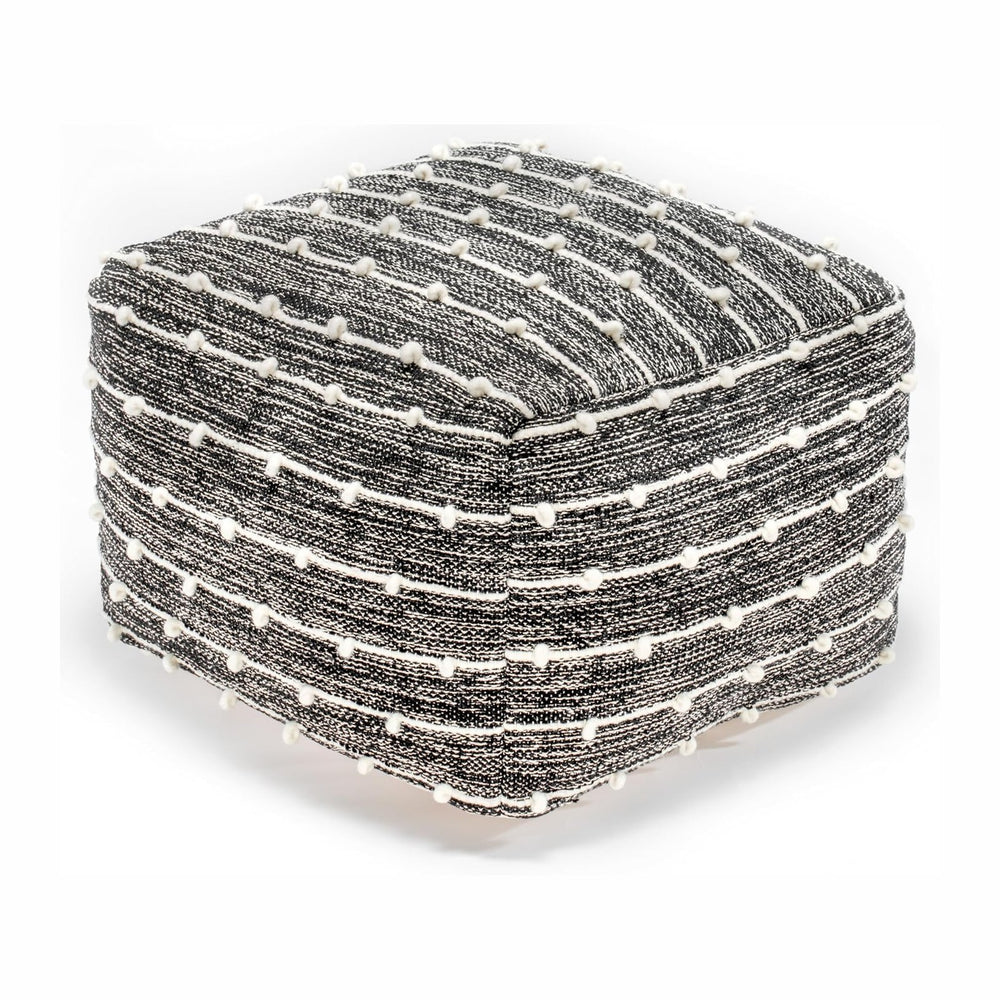 Anji Mountain Pouf Ottoman Foot Rest, Handmade Ottoman Pouf, Comfortable Foot...