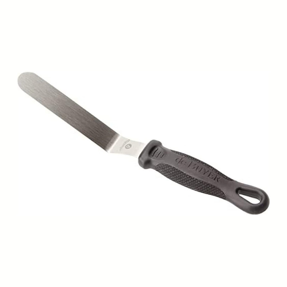 DE BUYER - FKOfficium Mini Angled Stainless Steel Pastry Spatula - 9 cm -, Bl...