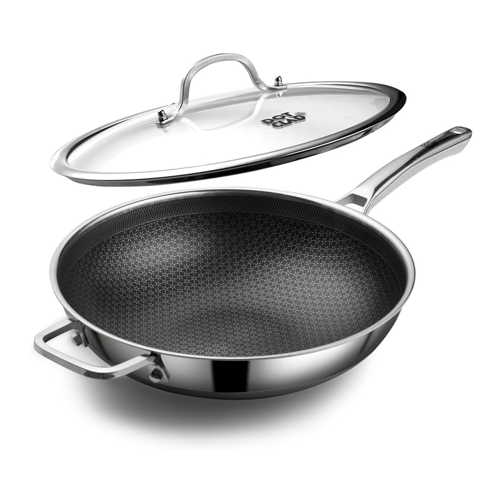 DOTCLAD Wok pan, Hybrid 13 inch Wok