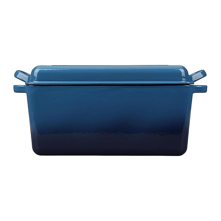 EDGING CASTING Enameled Cast Iron Dutch Oven, Oblong Bread Oven