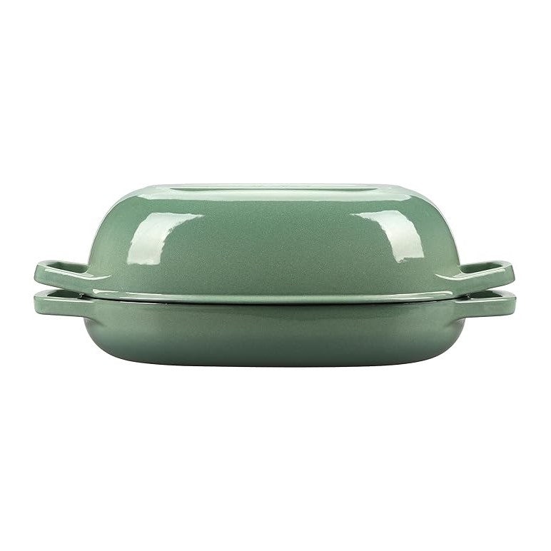 EDGING CASTING Enameled Cast Iron Oval Dutch Oven Pot
