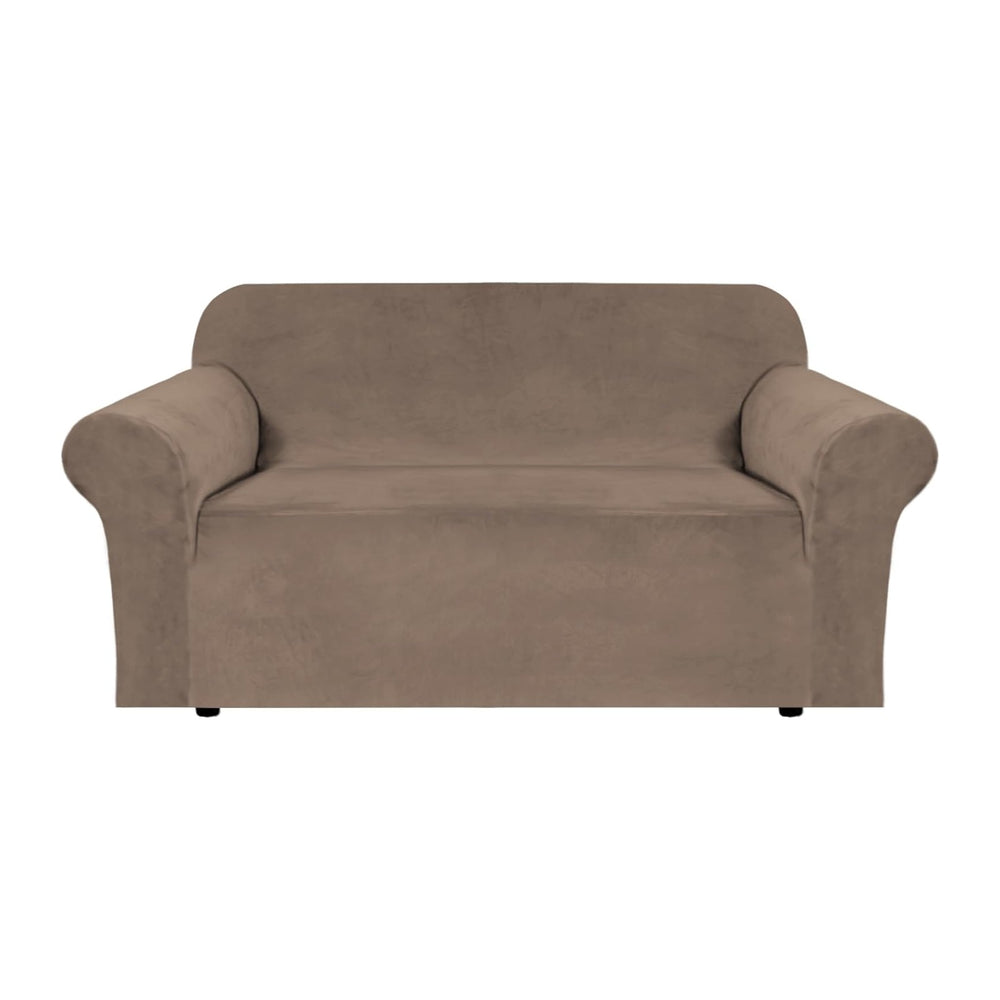 H.VERSAILTEX Stretch Velvet Loveseat Covers