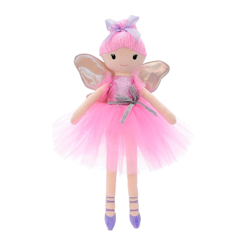 iscream Furry Plush 18.5" Nutcracker Sugar Plum Fairy Embroidered Accent...